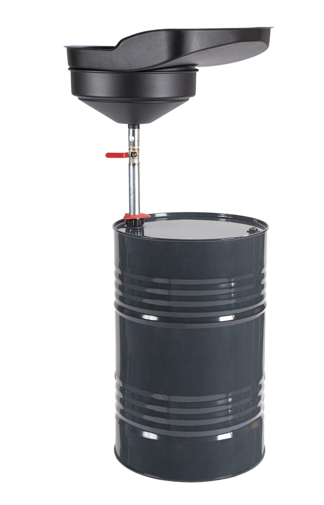Vidangeur d'huile avec entonnoir récupérateur - Technoquip Distribution