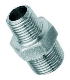Mamelon double Mâle 1/4" Gaz
