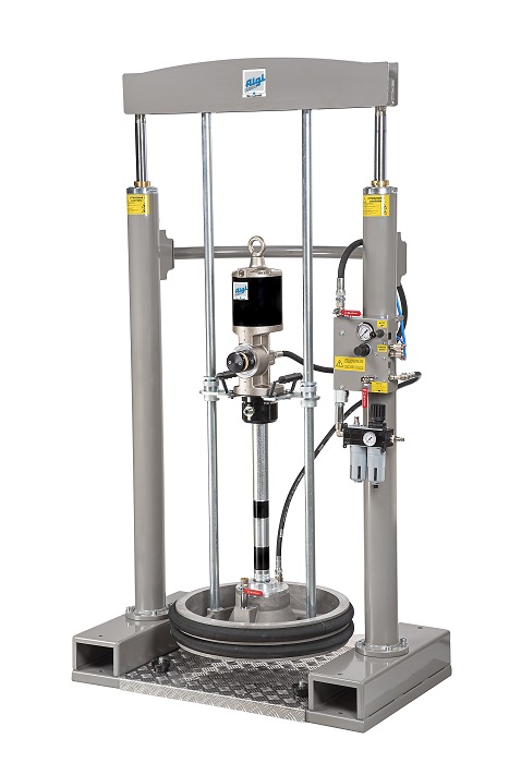 Appareil de Remplissage Pneumatique 3:1 pour Centrale de Graissage pour Seau  50 kg avec Chariot