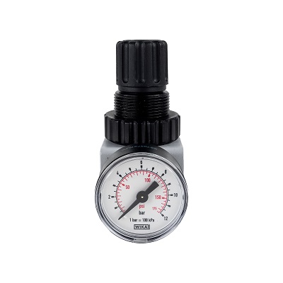07728000 Régulateur pression air avec manomètre 1/4" Gaz