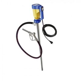 Pompe électrique vide-fût 49 l/min avec tube et arbre inox