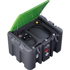 Cuve mobile gasoil 970 litres capot ouvert