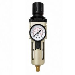 Régulateur pression air avec manomètre et filtre 3/8" Gaz