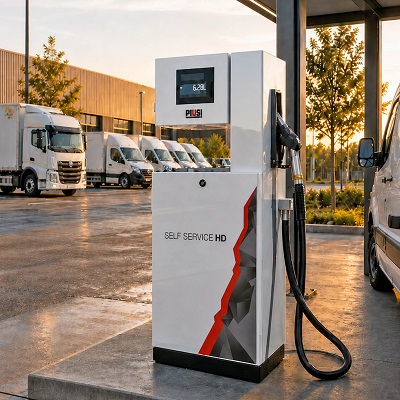 Distributeur gasoil certifié MID en situation