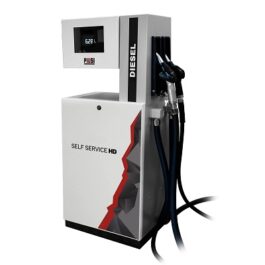 Distributeur gasoil certifié MID pour usage professionnel avec 2 pistolets