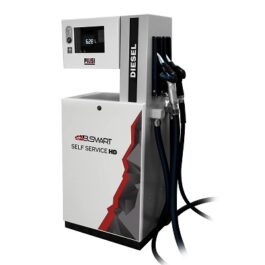 Distributeur gasoil certifié MID pour usage professionnel avec 2 pistolets et gestion des accès B.SMART